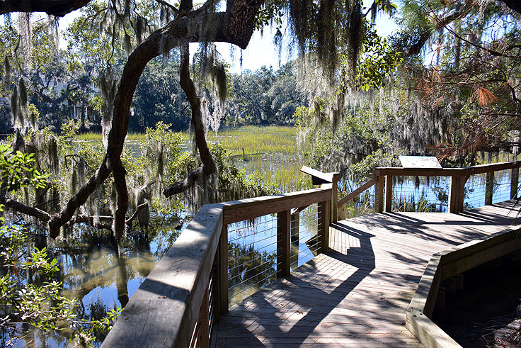 Waterftont at the Coastal Discovery Museum in Hilton Head, SC