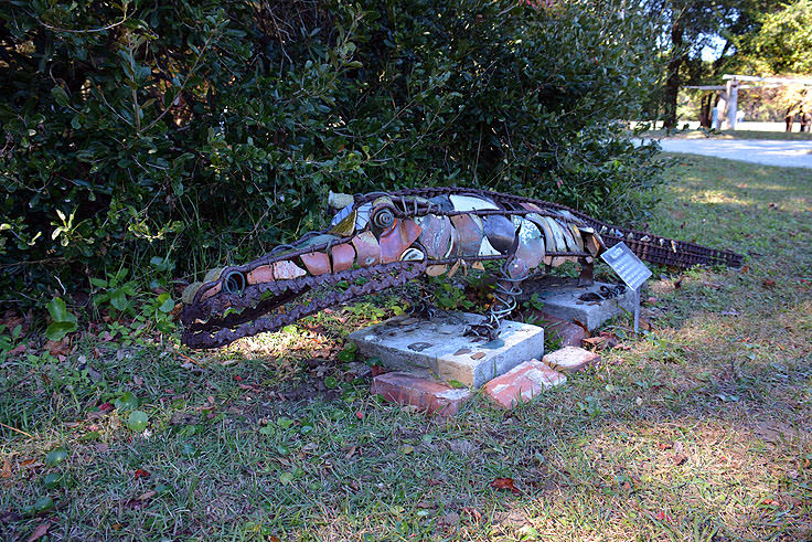 Sculpture at the Coastal Discovery Museum in Hilton Head, SC