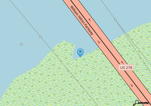 Hook 1 Charters–Hilton Head Island map location