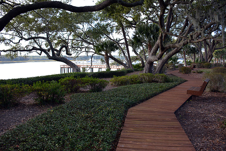 Benches at Fort Mitchel in Hilton Head, SC