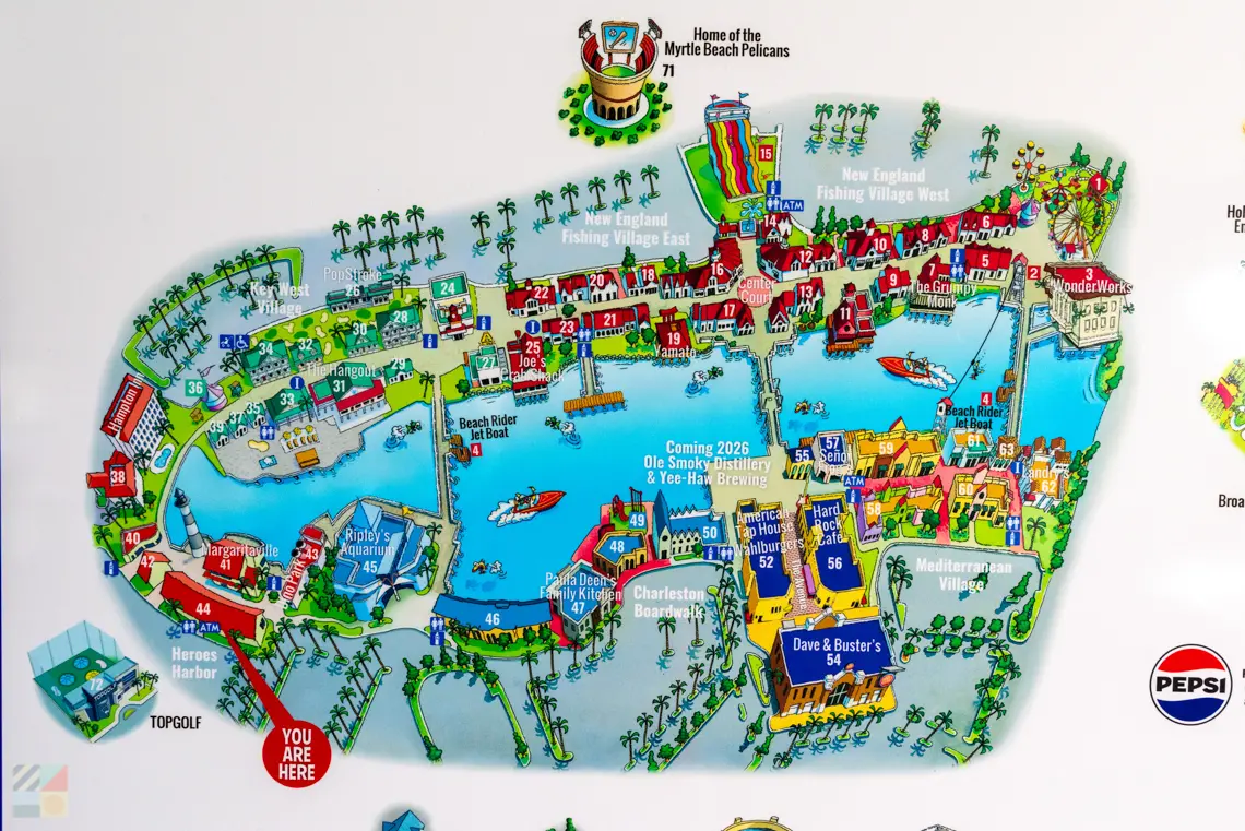 Broadway at the Beach in Myrtle Beach SC