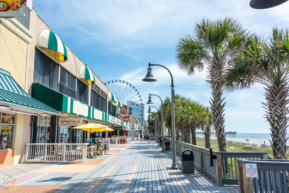 Boardwalk in Myrtle Beach SC