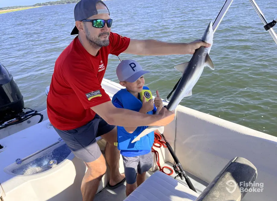 Family Shark Fishing & Dolphin Tours 3 charter image 4