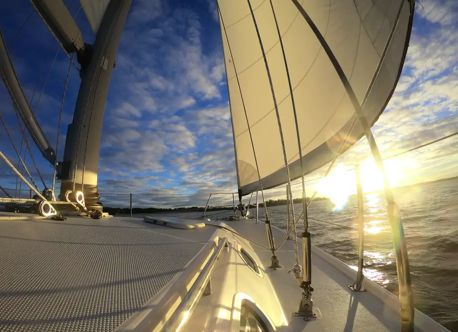 Private Sunset Sail and Dolphin Watch on Knot The Office