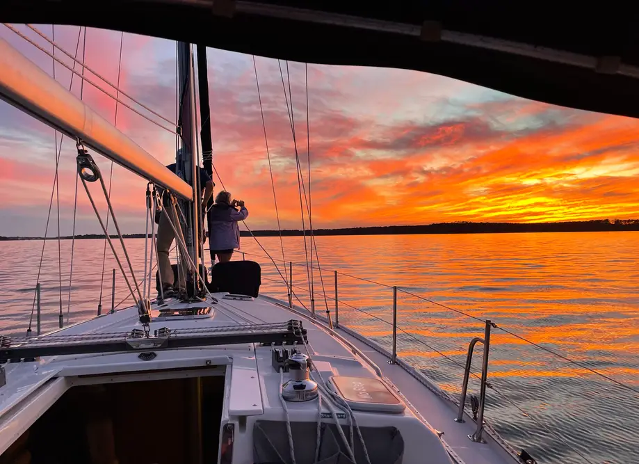 New Sailboat Seas The Moment - 2-hour Sunset Sail and dolphin watch