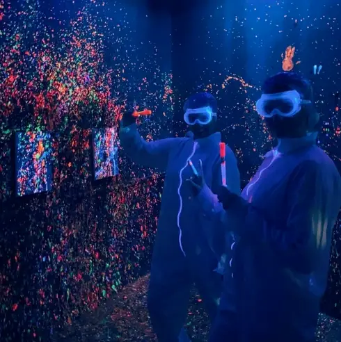 Glow in the Dark • Splatter Session