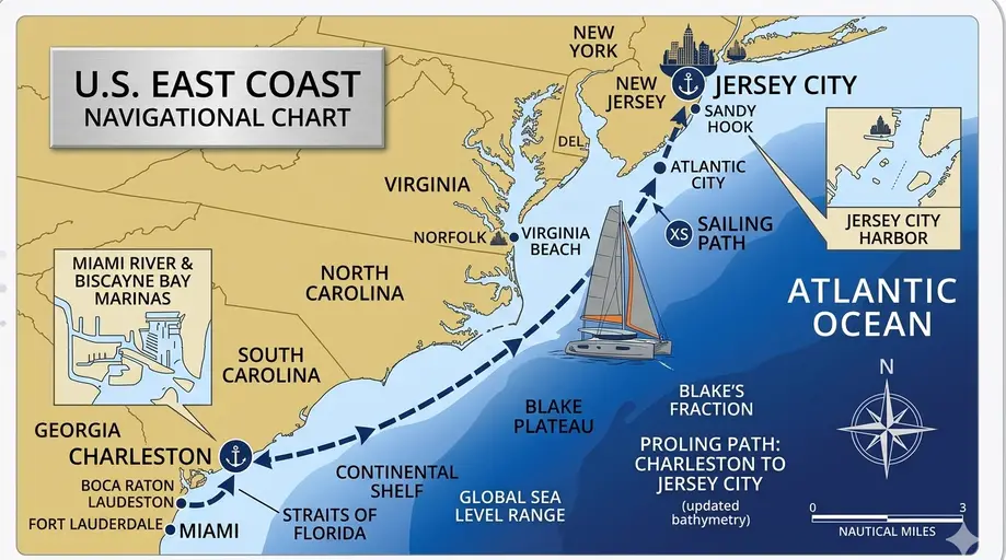 Charleston, SC to Jersey City