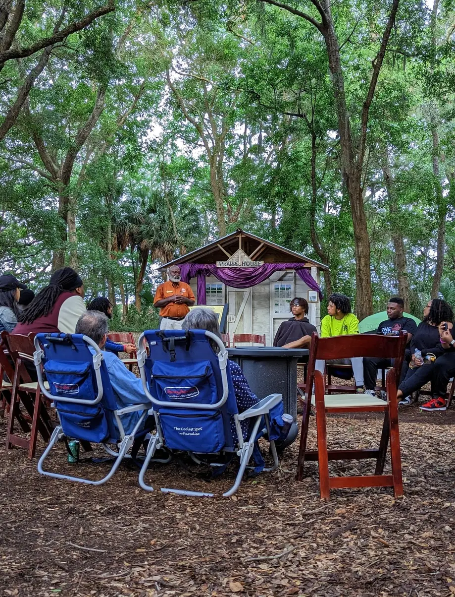Juneteenth Campfire Conversation & Sleepover with Joe McGill