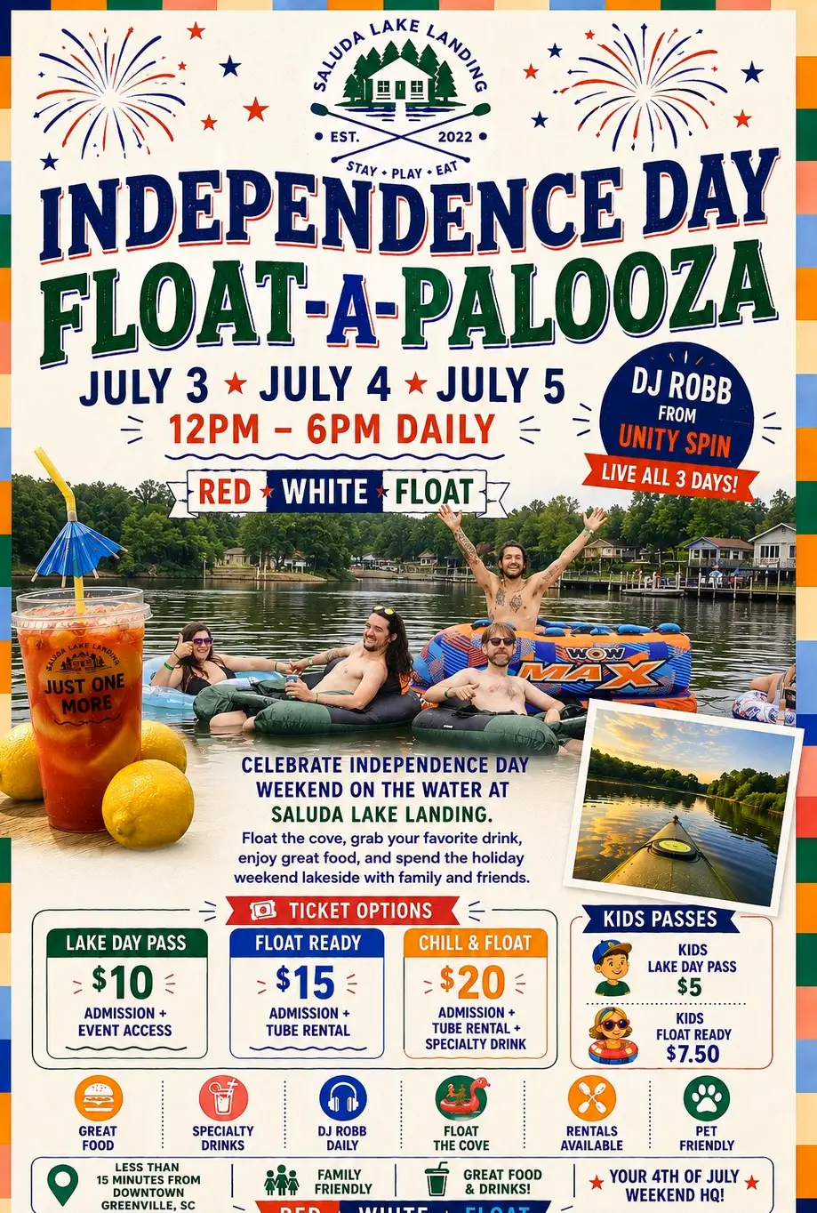 Independence Day Float-a-Palooza