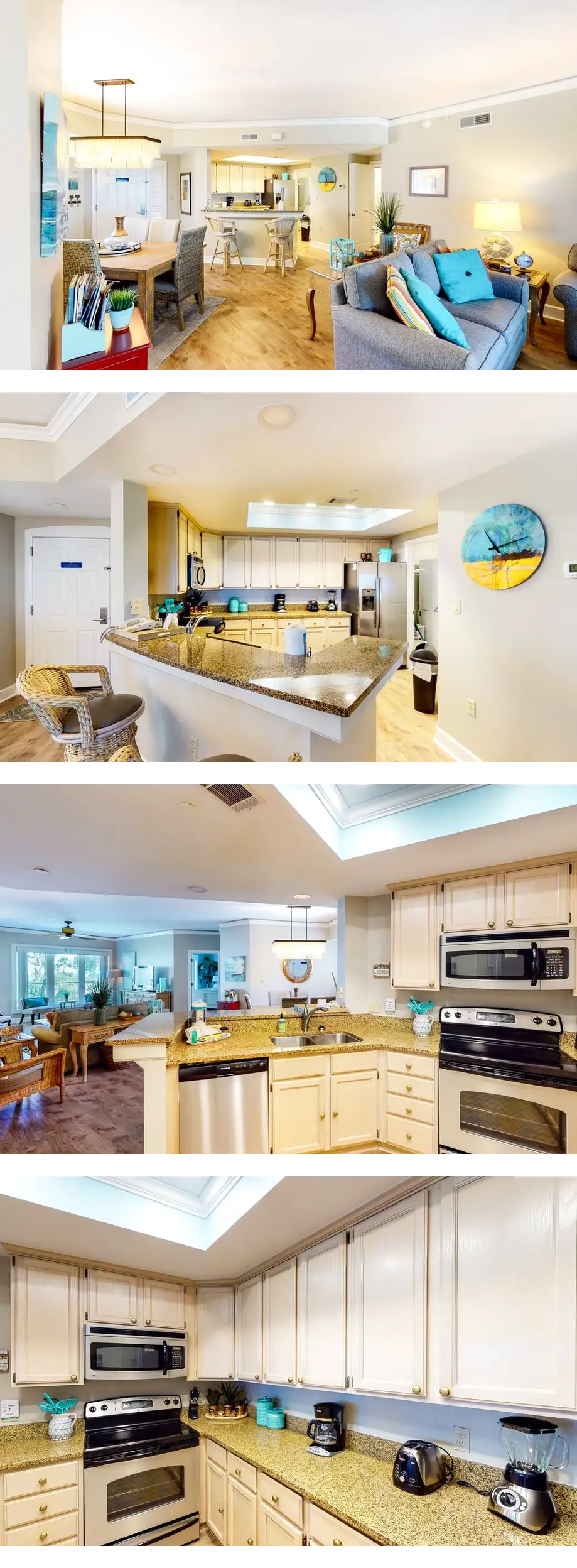 Spacious updated oceanfront condo with s...