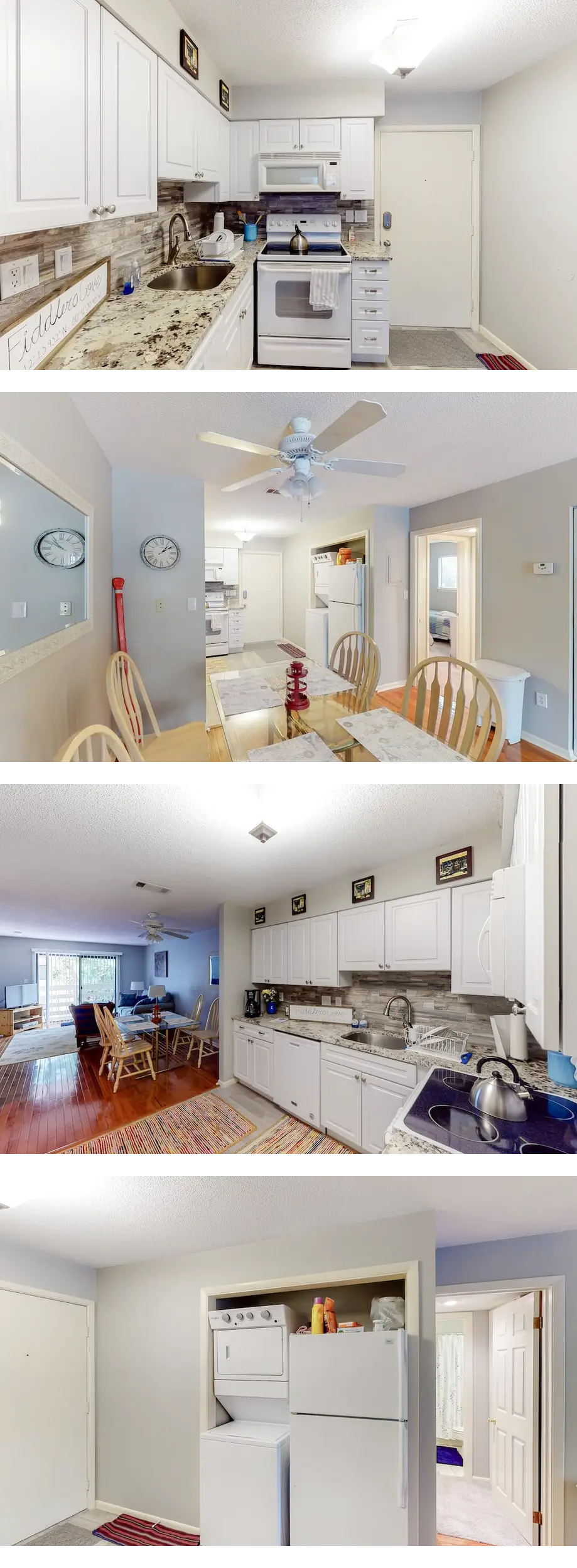 Comfy home w/full kitchen/private balcon...