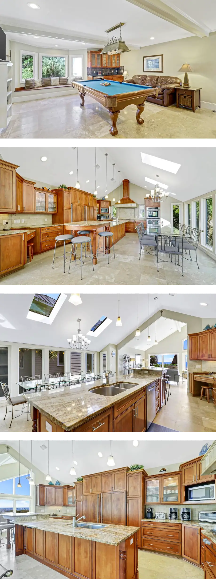 Stunning oceanfront home offering privat...