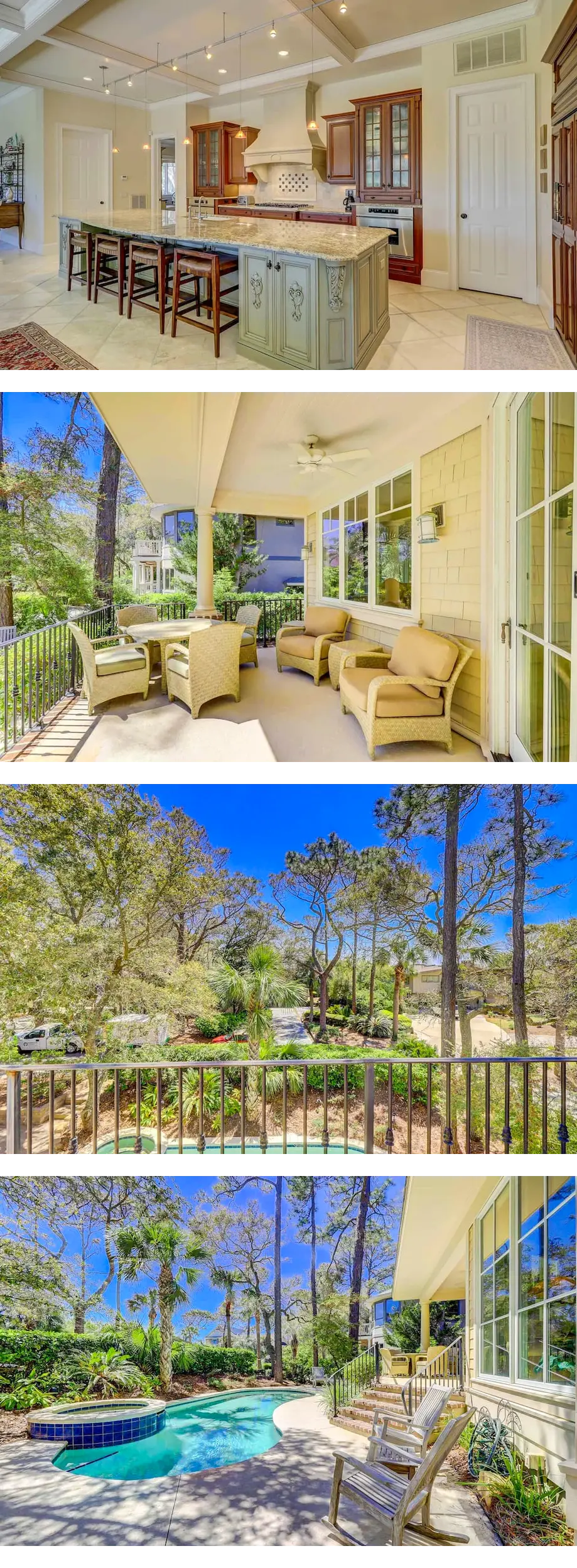 Two-story home with pool, balcony, deck,...