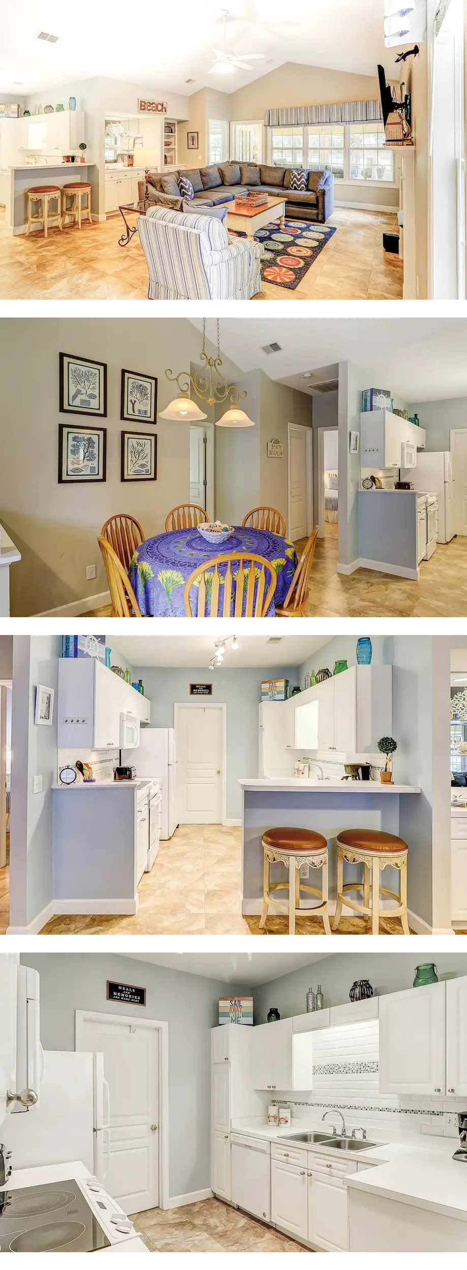 Bright and cozy condo near the beach wit...