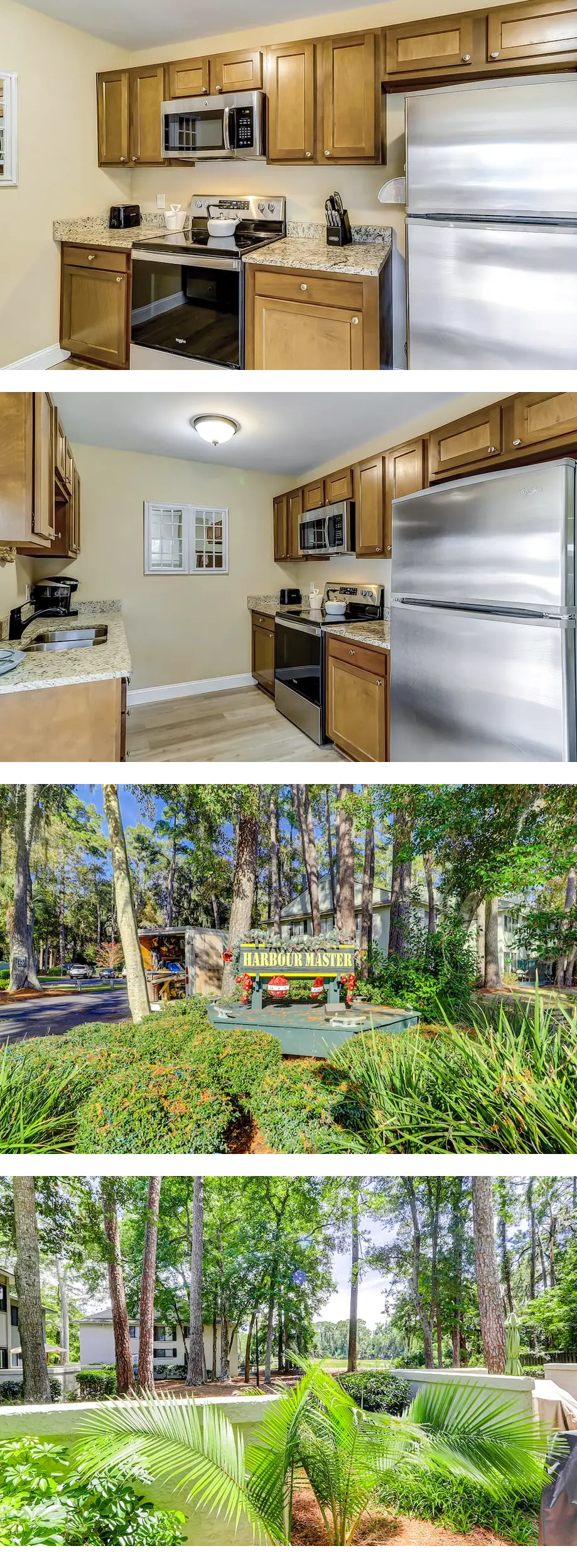 Two-story end condo with private patio, ...
