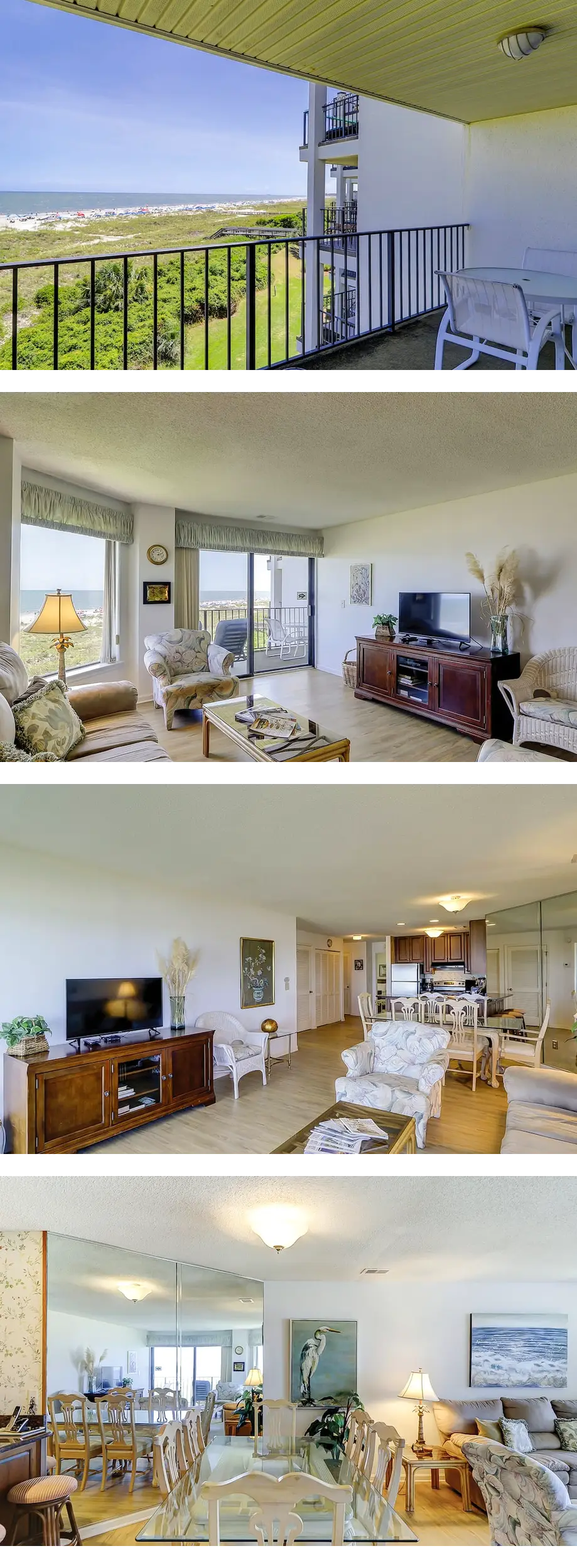 Oceanfront condo with beach access, outd...