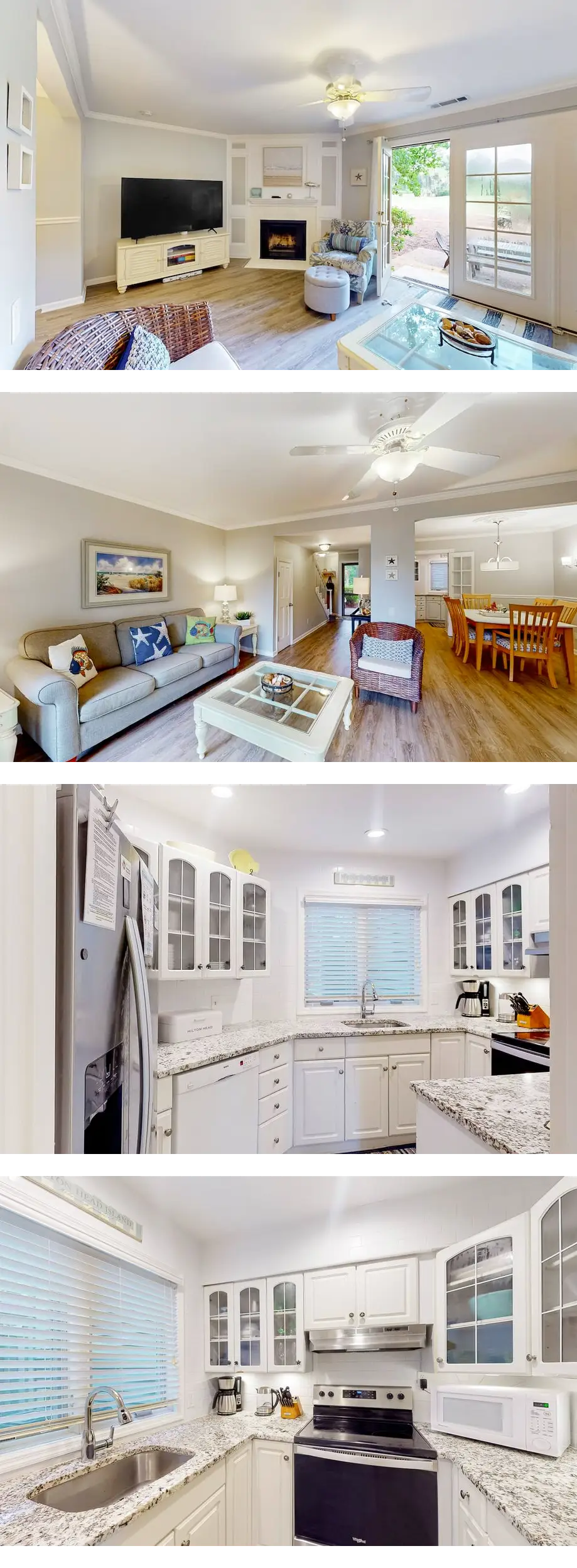 Golf course-view condo with beach access...