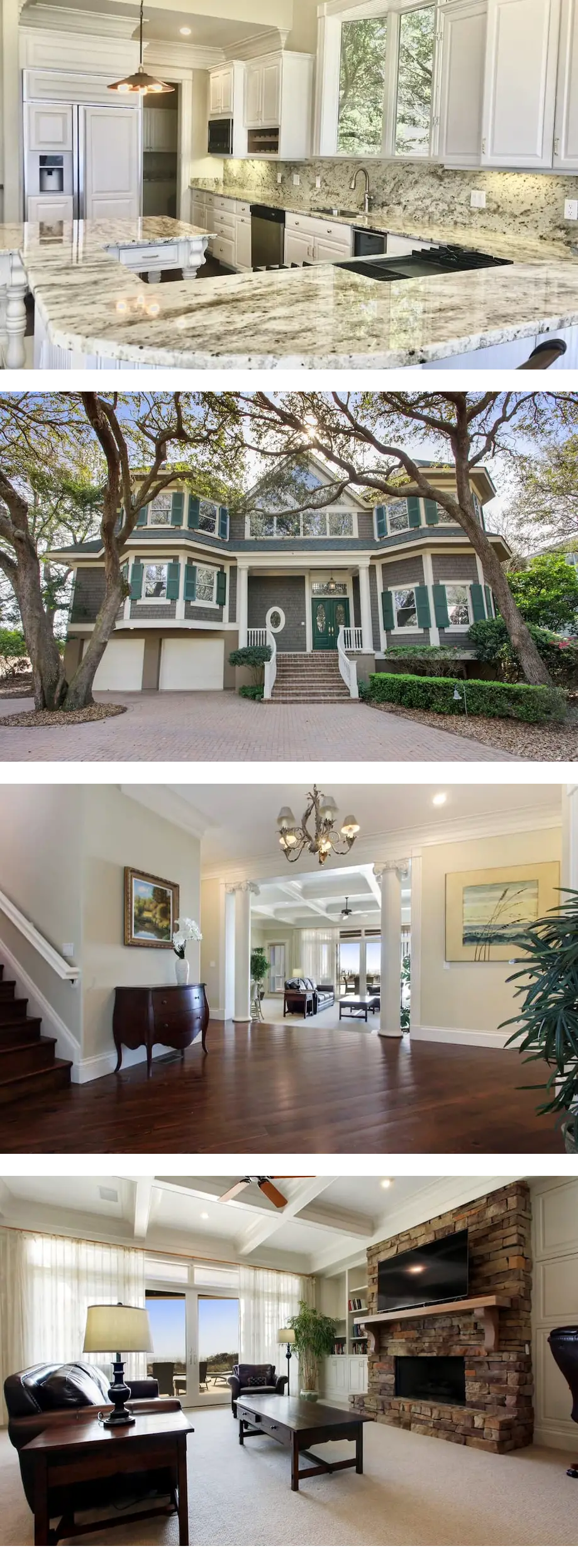Gorgeous oceanfront beach home with priv...