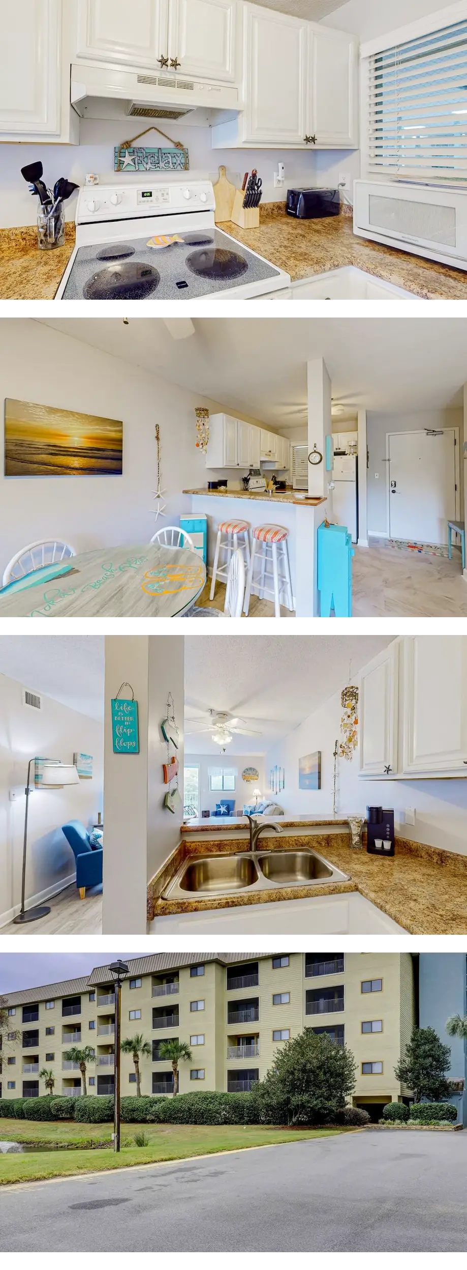 Beach condo with balcony, pools, & hot t...