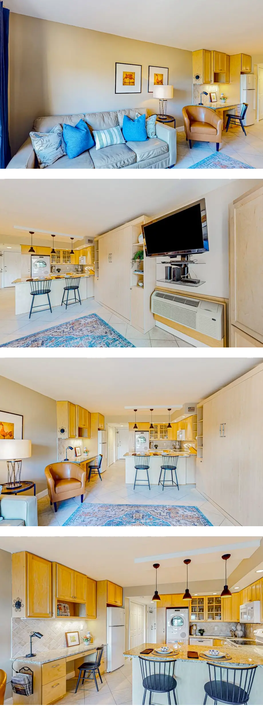 Snowbird-friendly studio condo near beac...