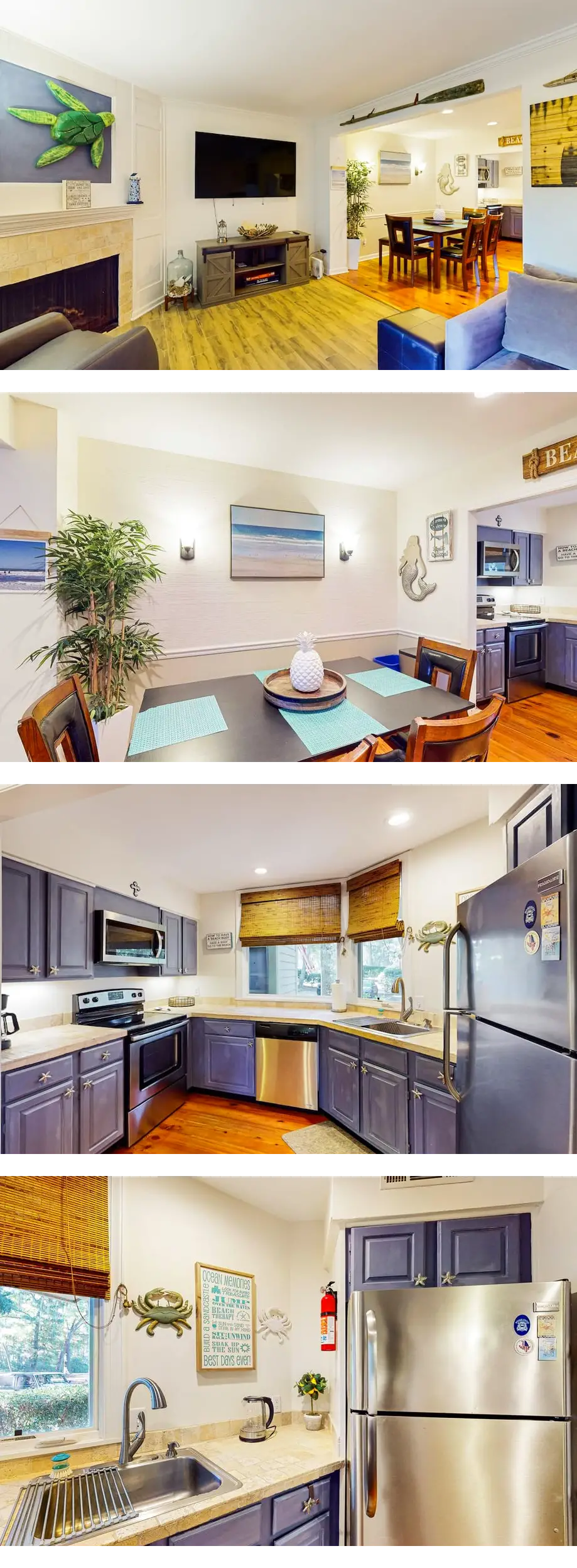 Golf course-view condo with beach access...