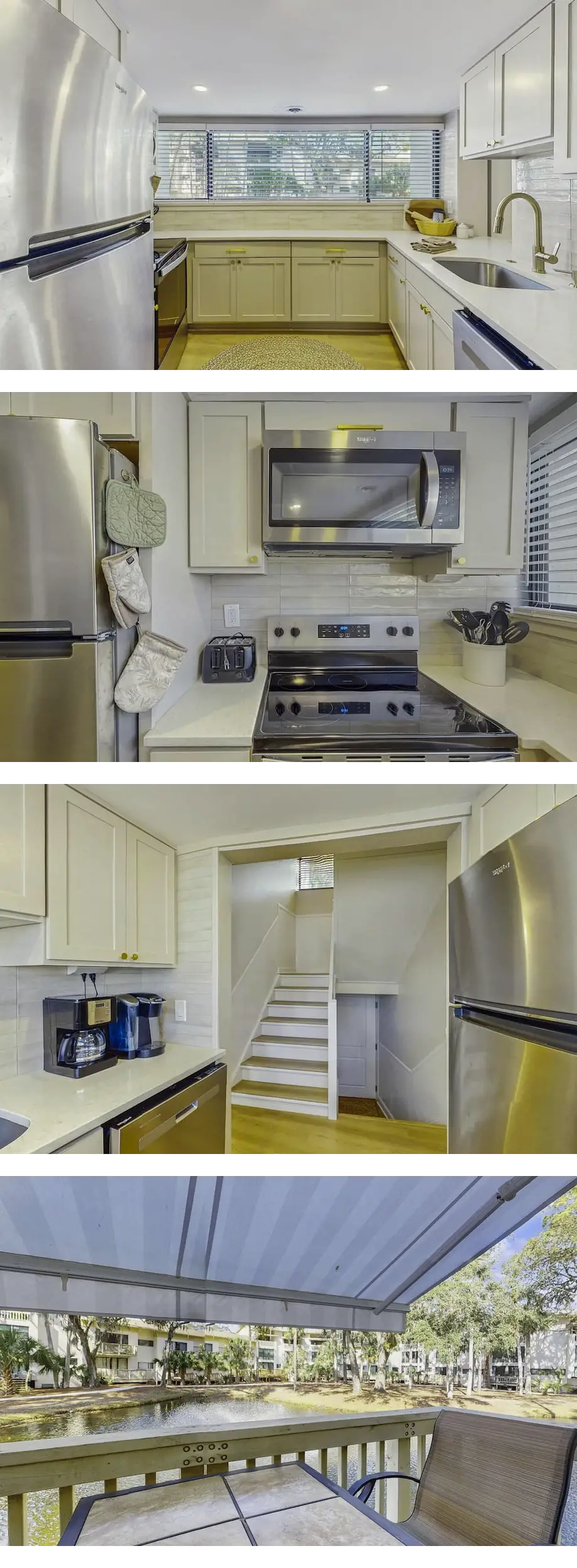 Lagoon front condo w/ balcony & washer/d...