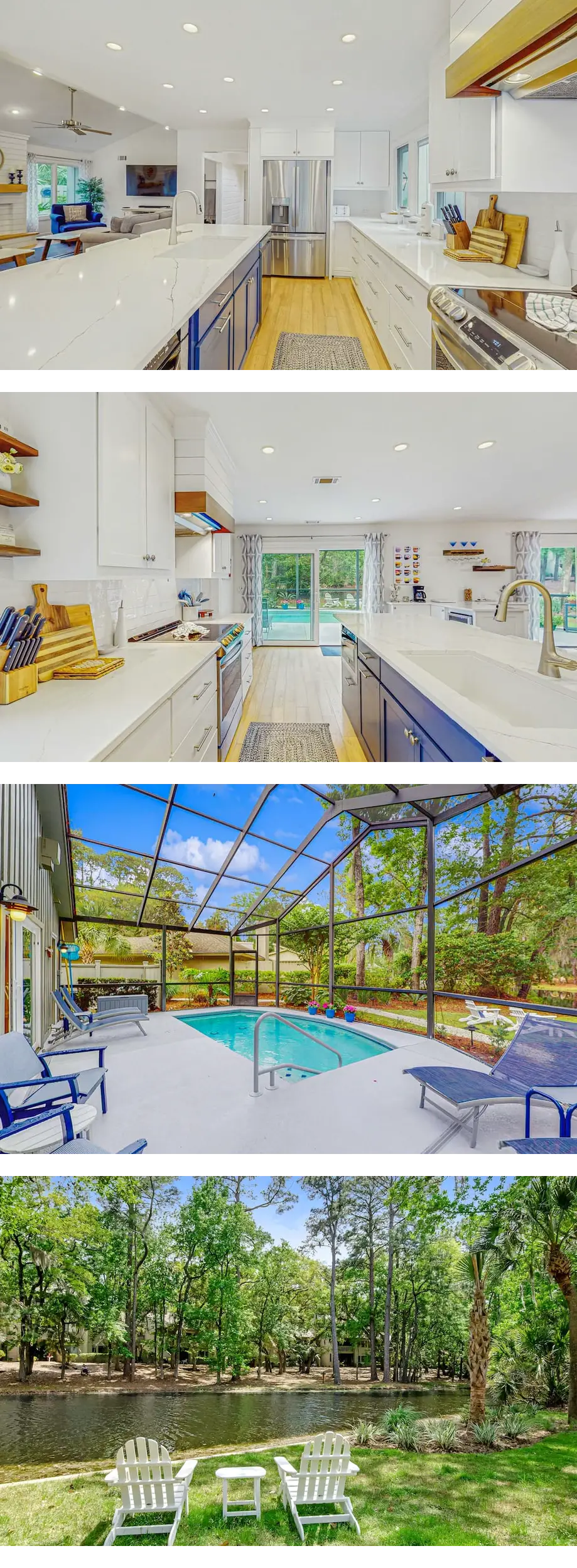 Renovated home with private screened poo...