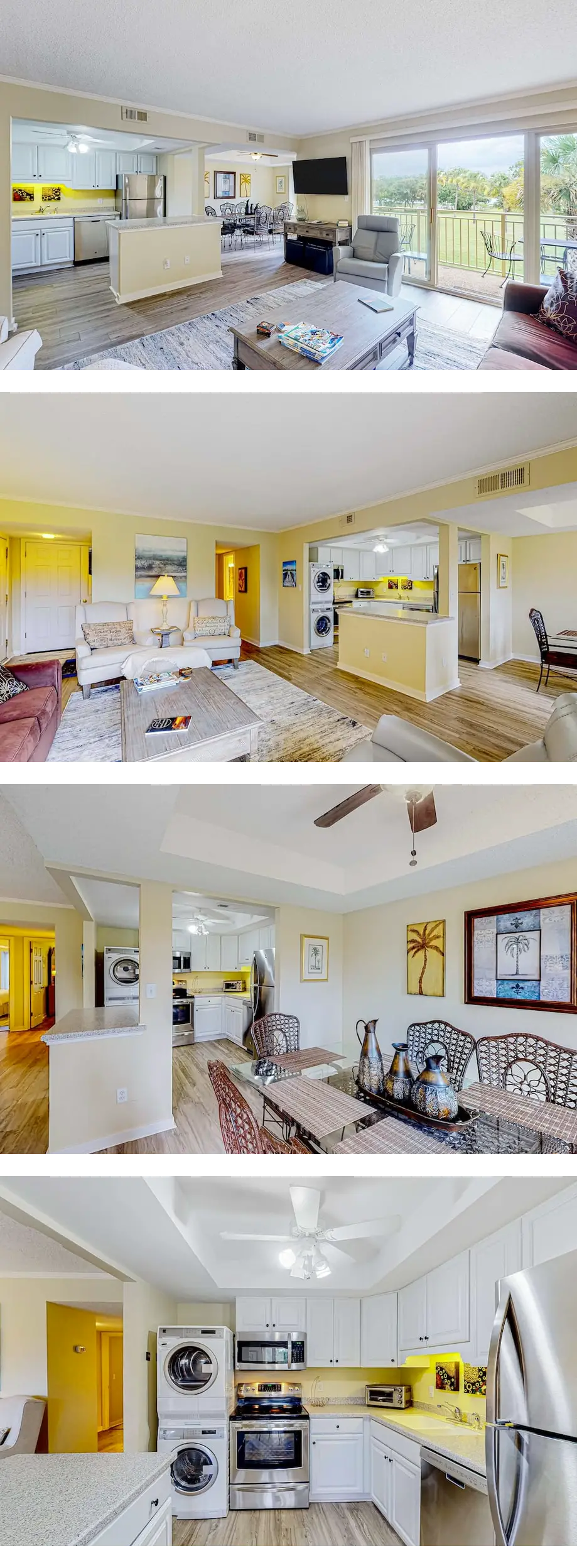 Bay view villa with balcony, AC, & W D ...