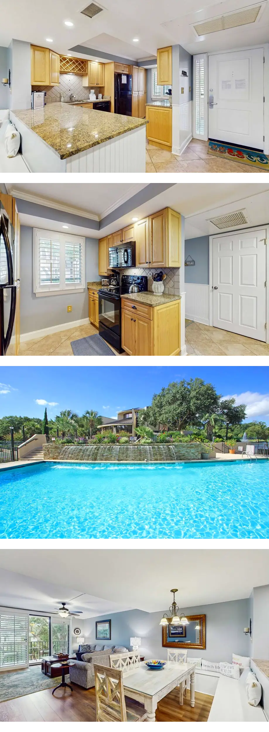 Oceanfront villa with WiFi, full kitchen...