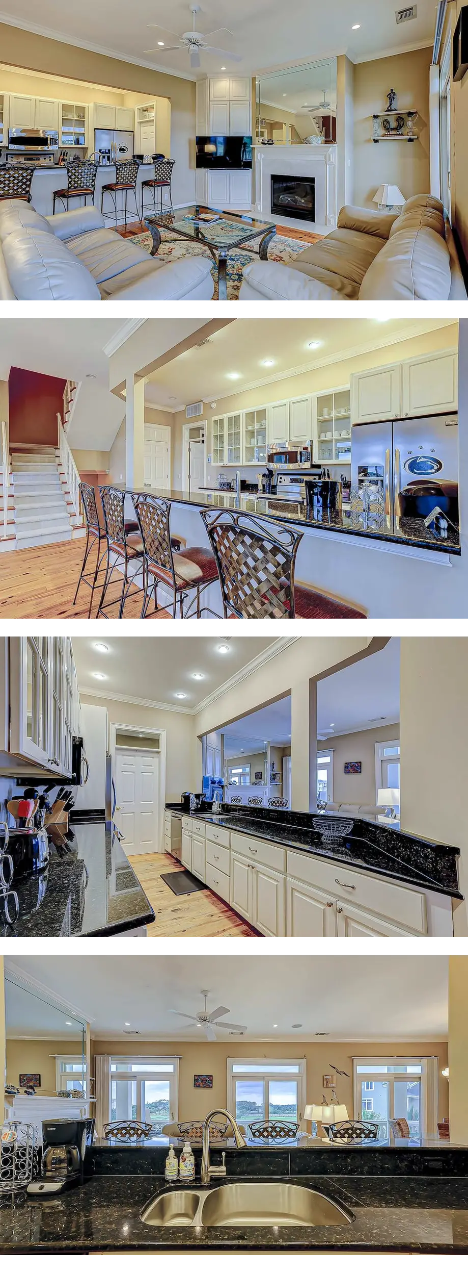 Beachfront beauty with pool access firep...
