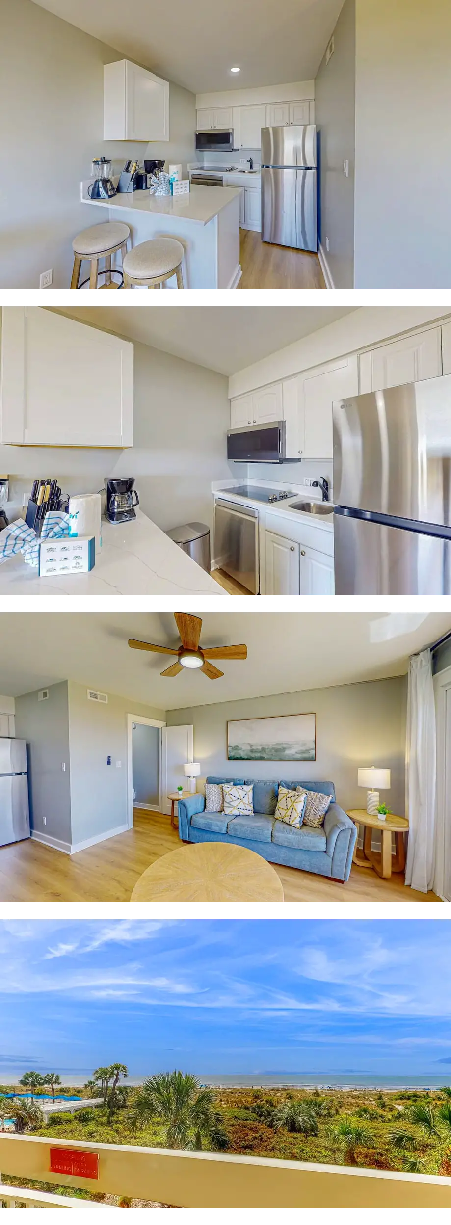 Condo with Coligny Beach views, outdoor ...
