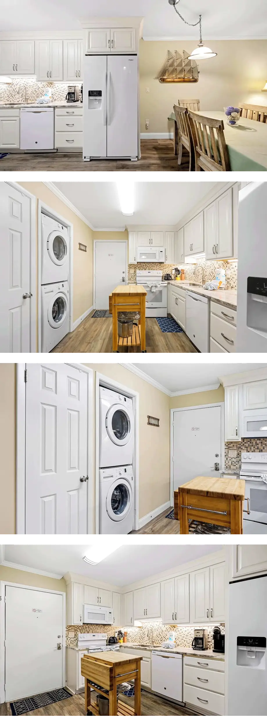 Coastal condo with balcony, washer dryer...