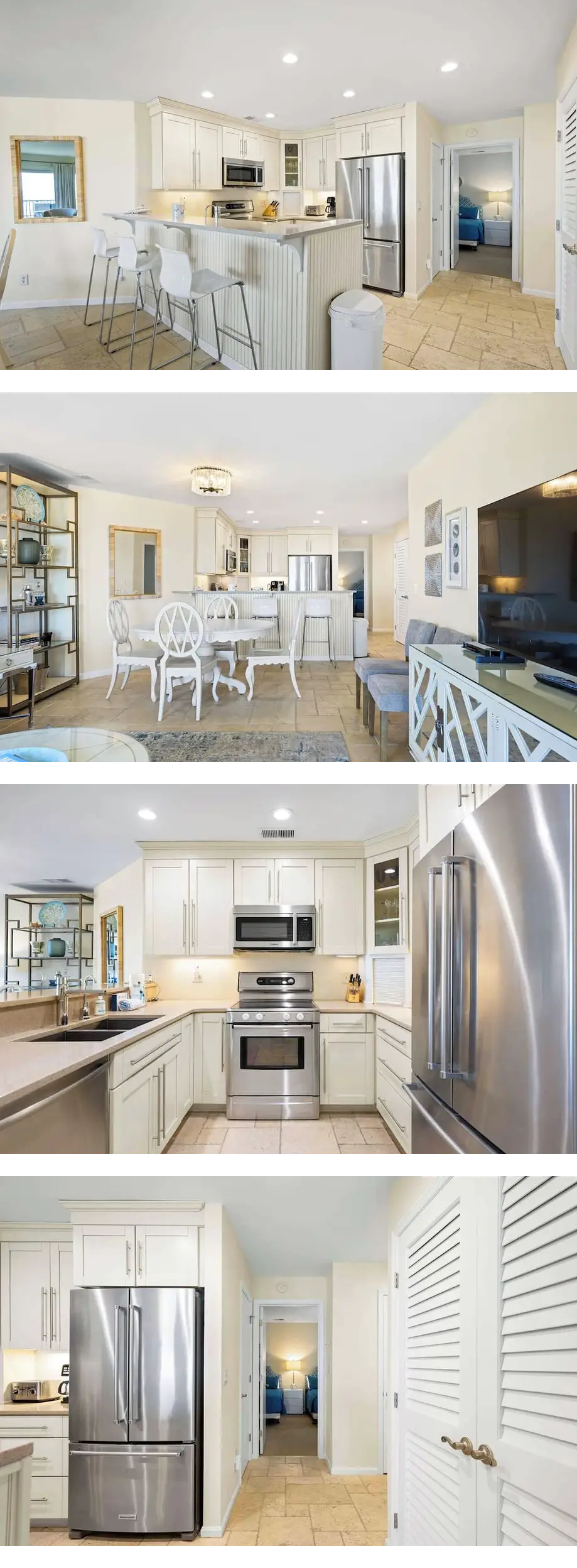 Beach-view 4th-floor condo with balcony,...