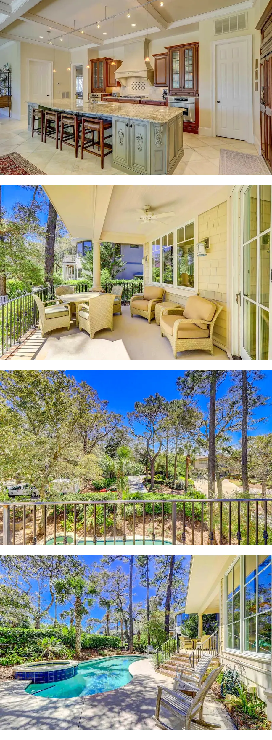 Two-story home with pool, balcony, deck,...