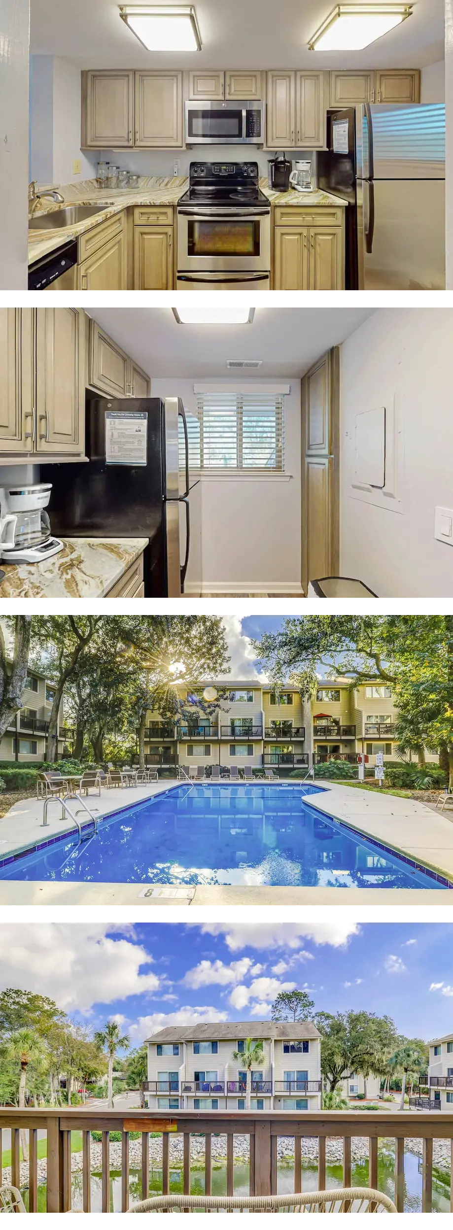 Second Floor Condo Steps to Coligny with...