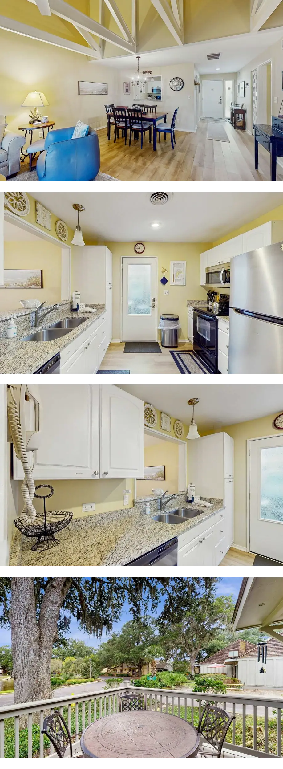 Gated community home with vaulted ceilin...