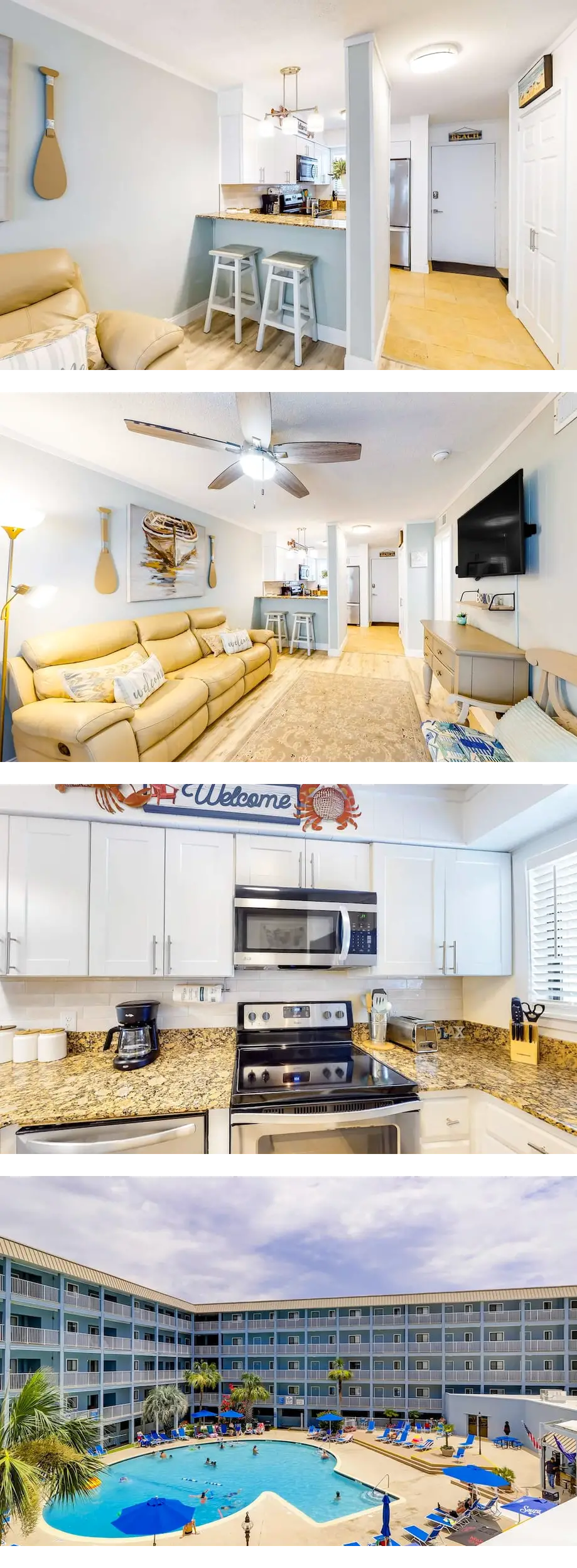 Hilton Head Resort Villa with AC, pool, ...