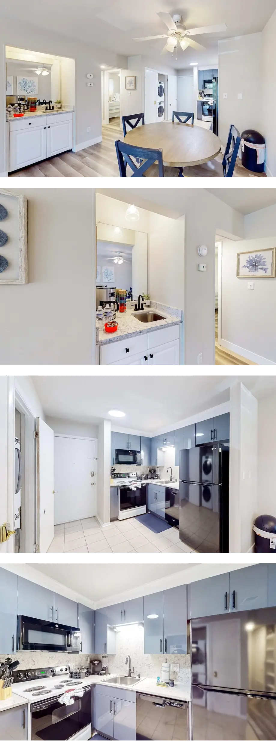 3rd floor condo with private balcony, AC...